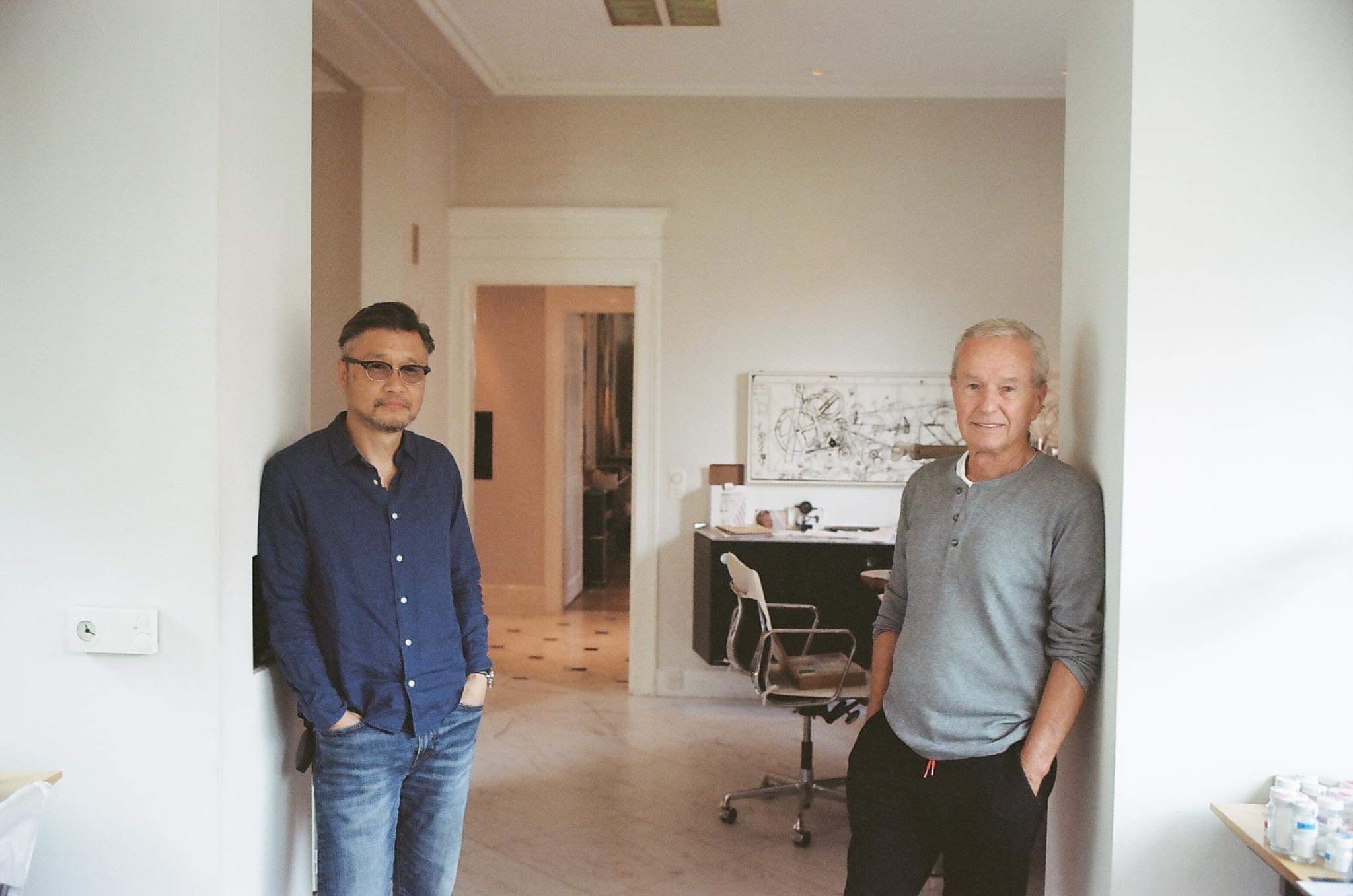 Tetsuro Kubo with Willi Geller